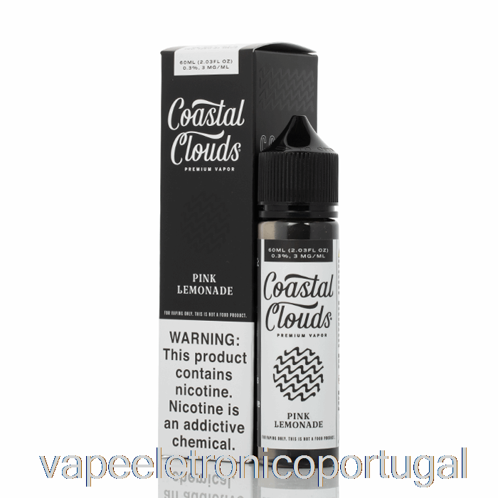 Vape Eletrônico Rosa Limonada - Nuvens Costeiras Co. - 60ml 3mg
